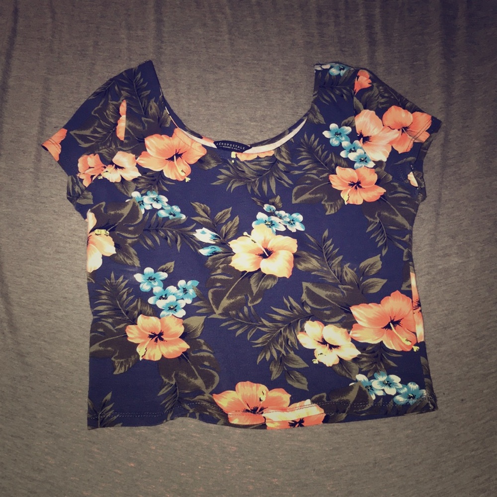 Tropical crop top